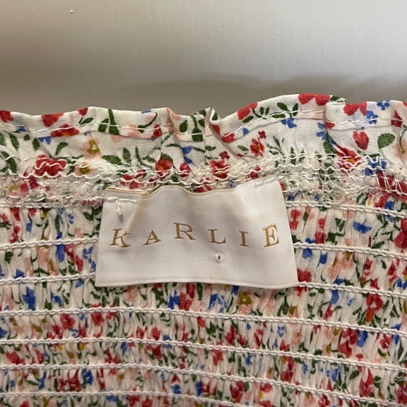 Karlie flower pattern dress